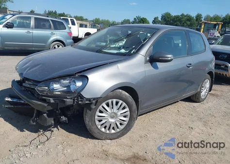 2013 Volkswagen Golf 2.5L 2-Door from USA, damaged, VIN WVWBB7AJ1DW113607